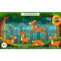 Wald Schnitzeljagd -6-7 JAHREN - SCHNITZELJAGD AUFGABEN ZUM AUSDRUCKEN PDF - schnitzeljagd-kinder