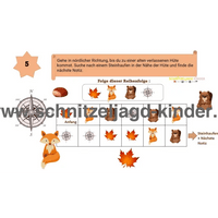 WALD SCHNITZELJAGD -8-9 JAHREN - SCHNITZELJAGD AUFGABEN ZUM AUSDRUCKEN PDF - schnitzeljagd-kinder