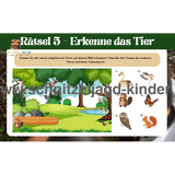Wald Schnitzeljagd zum ausdrucken-5-8 jahren - schnitzeljagd-kinder