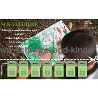 Wald Schnitzeljagd zum ausdrucken-5-8 jahren - schnitzeljagd-kinder