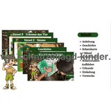 Wald Schnitzeljagd zum ausdrucken-5-8 jahren - schnitzeljagd-kinder