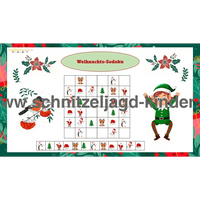 Weihnachts-Sudoku - schnitzeljagd-kinder