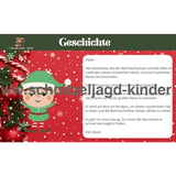 WEIHNACHTSSCHNITZELJAGD: DIE VERSCHWUNDENEN GESCHENKE-Weihnachtsmann & Co KG - 5-8 JAHREN - schnitzeljagd aufgaben zum ausdrucken pdf - schnitzeljagd-kinder