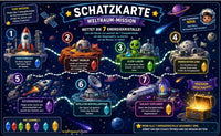 Weltraum Mission Schnitzeljagd für Kinder - schnitzeljagd-kinder