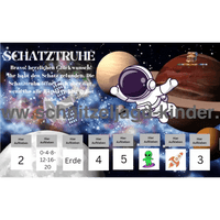 Weltraum- Schatzsuche-5-8 Jahren- Weltraum Schnitzeljagd Zum Ausdrucken - schnitzeljagd-kinder