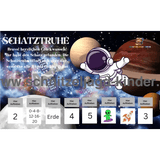 Weltraum- Schatzsuche-5-8 Jahren- Weltraum Schnitzeljagd Zum Ausdrucken - schnitzeljagd-kinder