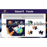 Weltraum- Schatzsuche-5-8 Jahren- Weltraum Schnitzeljagd Zum Ausdrucken - schnitzeljagd-kinder