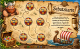 Wikinger Schnitzeljagd Kinder 5-8 Jahre | Schatzsuche zum Ausdrucken PDF