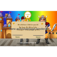 WIKINGER-SCHNITZELJAGD-5-8 JAHREN - SCHNITZELJAGD AUFGABEN