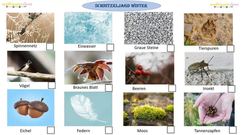 Winterschnitzeljagd - FERTIGE SCHATZSUCHE ZUM AUSDRUCKEN KOSTENLOS