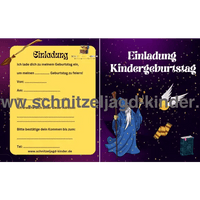 Zauber Einladungskarte Für Kindergeburtstag Vorlage zum ausdrucken für ein Harry Potter Party - schnitzeljagd-kinder