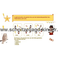 Zauber Schnitzeljagd Für Ein Harry Potter Hogwarts Mystery Kindergeburtstag-4-5 Jahren - Schnitzeljagd Aufgaben Zum Ausdrucken Pdf - schnitzeljagd-kinder