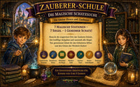 Zaubererschule Schnitzeljagd zum Ausdrucken - schnitzeljagd-kinder