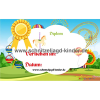 Zirkus-Schnitzeljagd für Kinder (4-5 Jahre)- SCHNITZELJAGD
