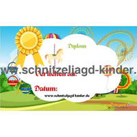 Zirkus-Schnitzeljagd für Kinder (6 Jahre)- SCHNITZELJAGD AUFGABEN ZUM AUSDRUCKEN PDF - schnitzeljagd-kinder