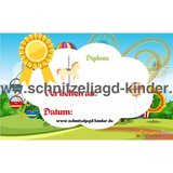 Zirkus-Schnitzeljagd für Kinder (6 Jahre)- SCHNITZELJAGD AUFGABEN ZUM AUSDRUCKEN PDF - schnitzeljagd-kinder