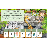 Zooschatzsuche - Zoo Schnitzeljagd zum Ausdrucken für Kinder von 4-7 Jahren - schnitzeljagd-kinder