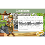 Zooschatzsuche - Zoo Schnitzeljagd zum Ausdrucken für Kinder von 4-7 Jahren - schnitzeljagd-kinder
