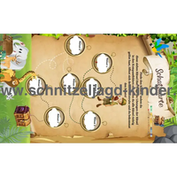 Zooschatzsuche - Zoo Schnitzeljagd zum Ausdrucken für Kinder von 4-7 Jahren - schnitzeljagd-kinder