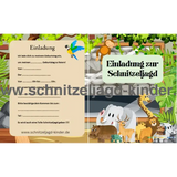 Zooschatzsuche - Zoo Schnitzeljagd zum Ausdrucken für Kinder von 4-7 Jahren - schnitzeljagd-kinder